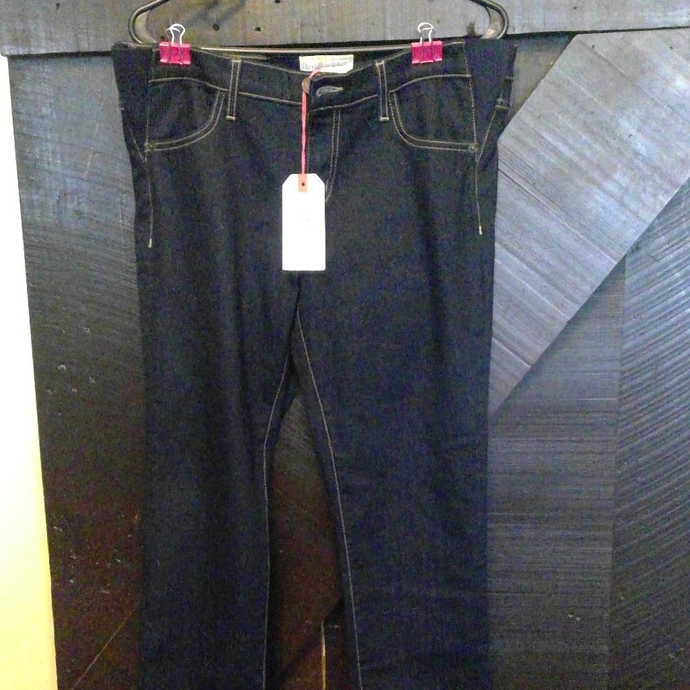 HATCH "Nearly Skinny Maternity Jeans"; SZ 30, Color 'SERENITY'